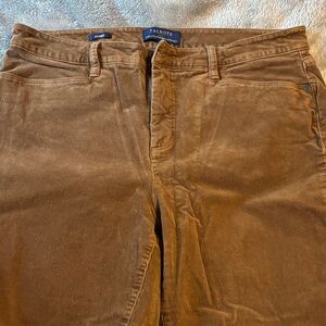 Talbots Simply Flattering Five Pocket Brown Corduroy Pants